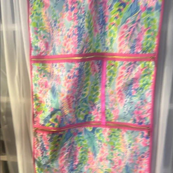 Lilly Pulitzer catch the wave garment bag travel suitcase - Picture 4 of 9